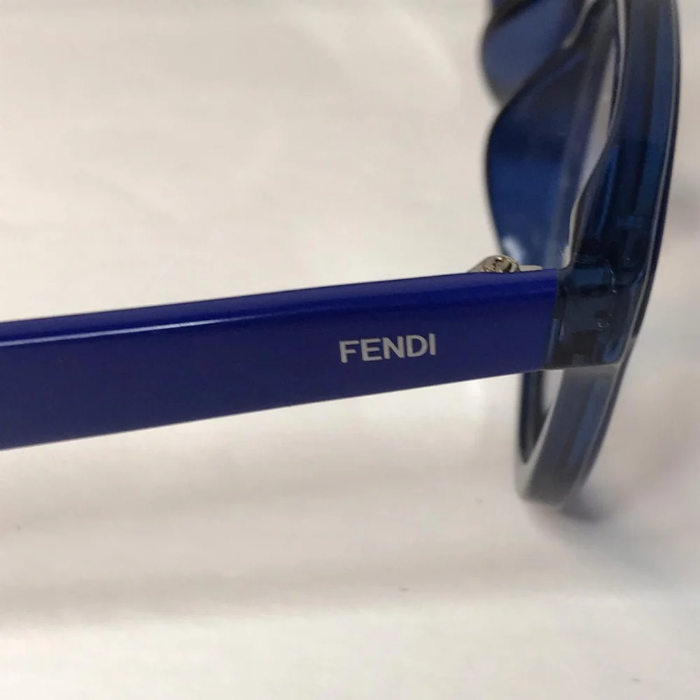 Original New FENDI WOMEN'S FF0198/F 47MM OPTICAL FRAMES IN BLUE